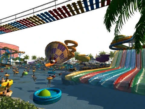 Waterpark 3D Model