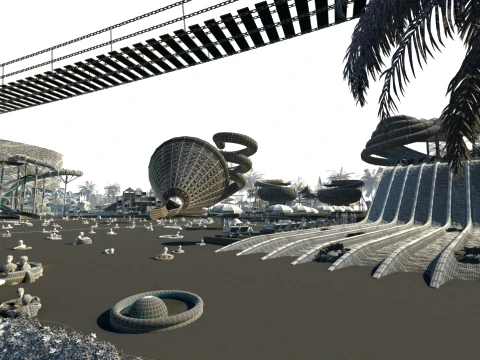 Waterpark 3D Model