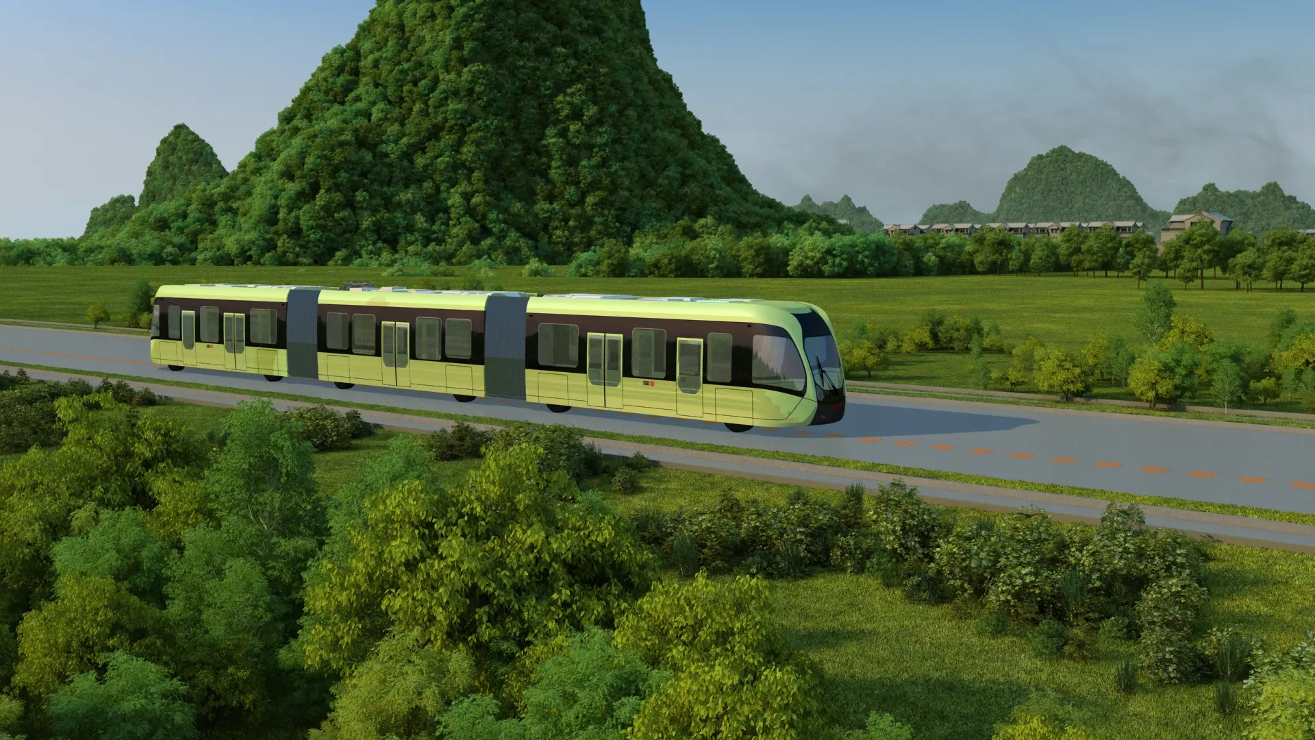 Guilin Landscape 3D Model .c4d .max .obj .3ds .fbx .stl .blend 