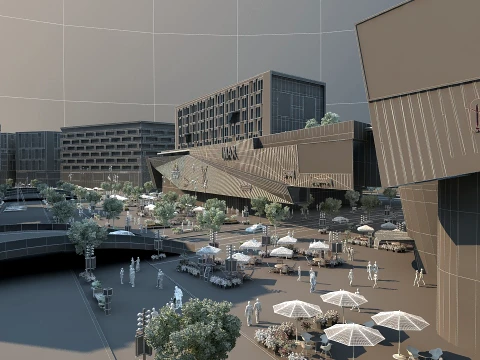 City Architecture 3D Model