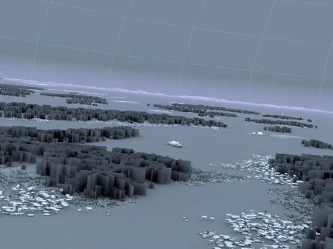 Wetland park 3D Model