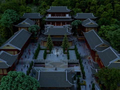 Temple 3D Model