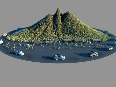 Mountain 3D Model