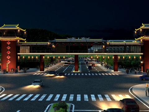 Gallery bridge 3D Model