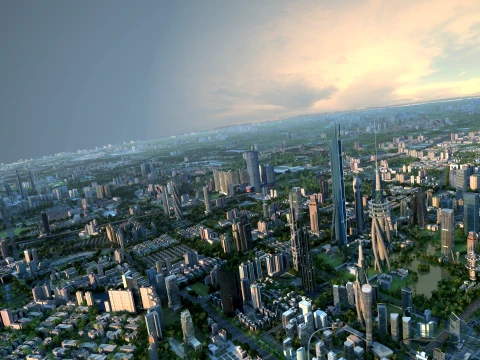 Urban architecture 3D Model