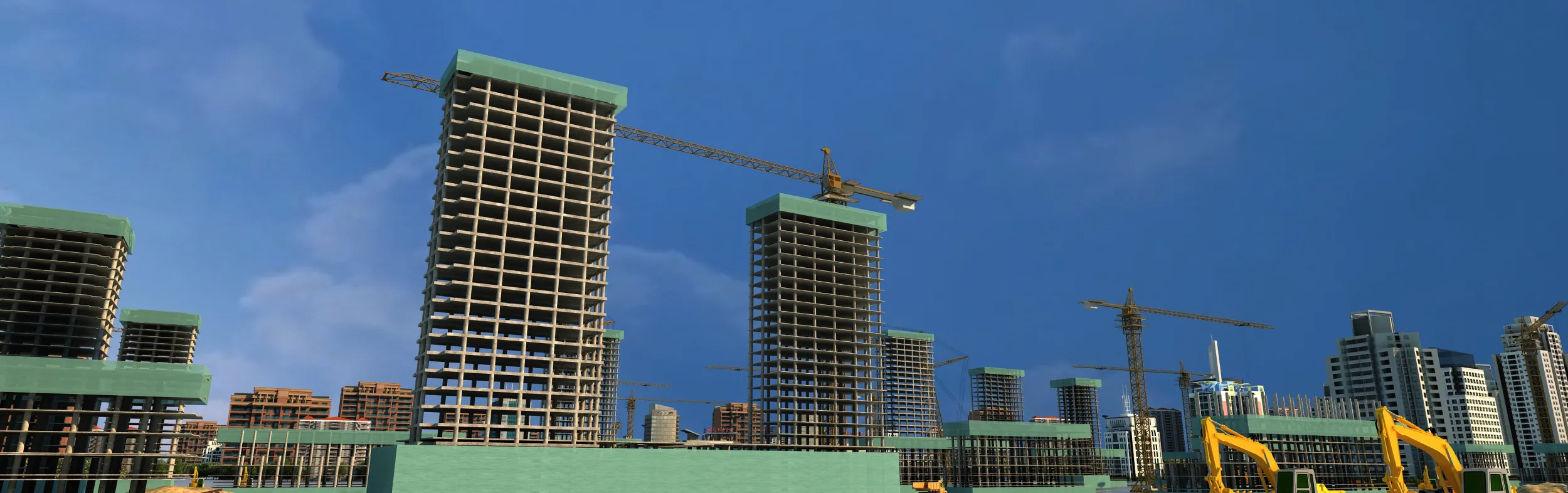 Construction site 3D Model .c4d .max .obj .3ds .fbx .stl .blend 