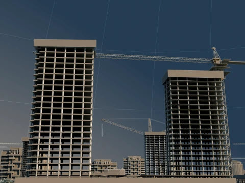 Construction site 3D Model