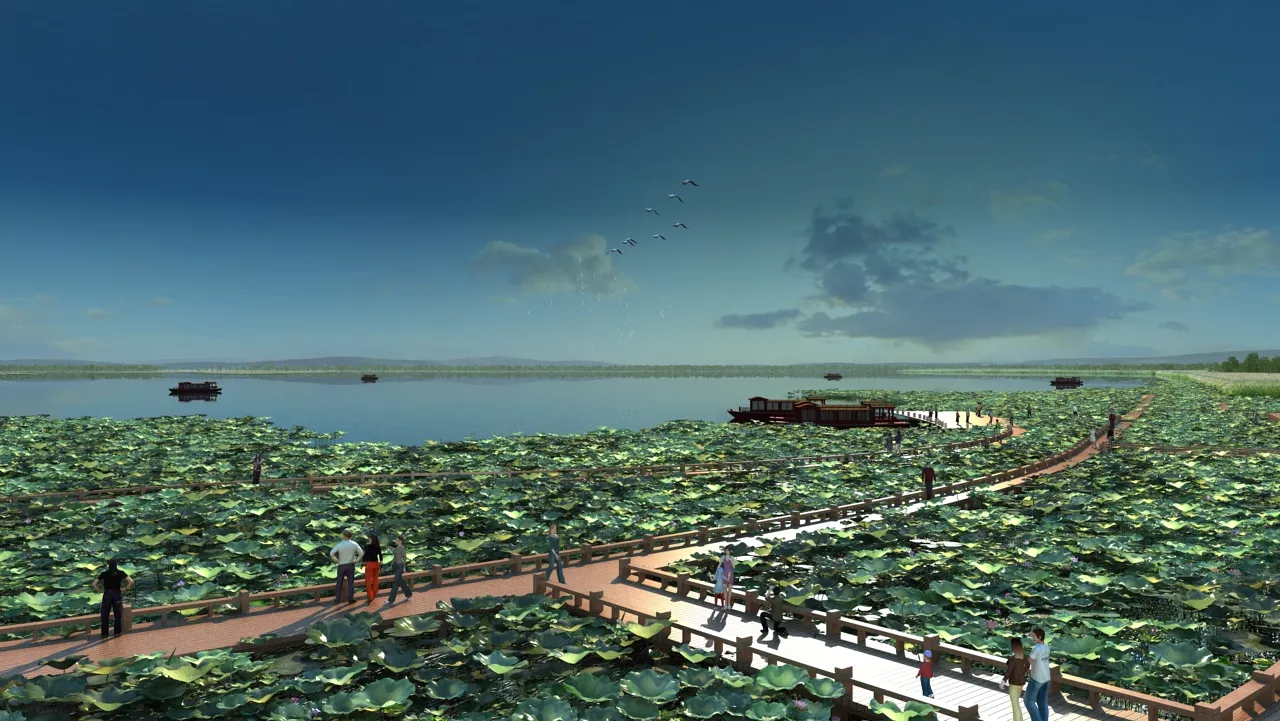 Wetland park 3D Model .c4d .max .obj .3ds .fbx .stl .blend 