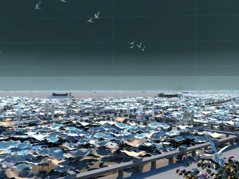 Wetland park 3D Model