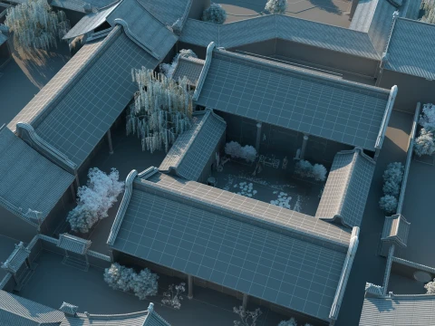 Ancient building 3D Model
