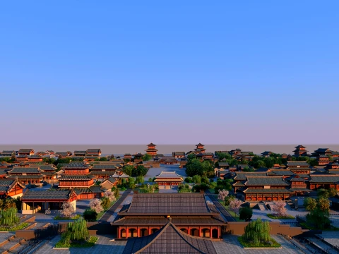 Ancient palace 3D Model