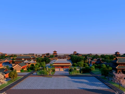 Ancient palace 3D Model