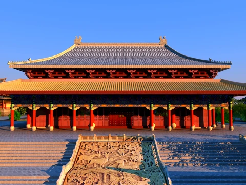 Ancient palace 3D Model