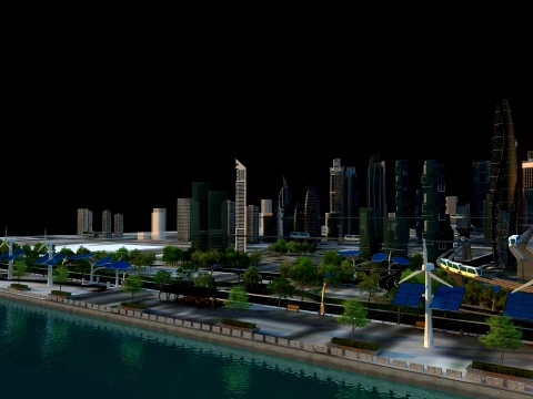 Urban architecture 3D Model