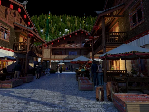 Ancient town 3D Model
