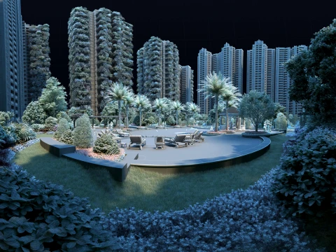 Green building 3D Model