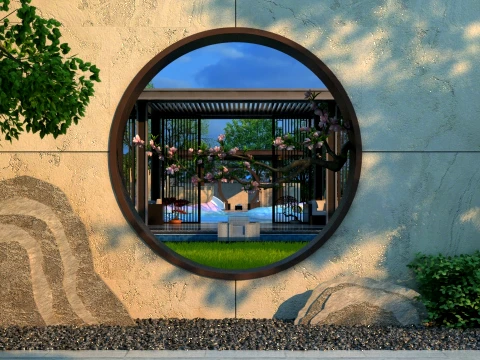 Courtyard 3D Model