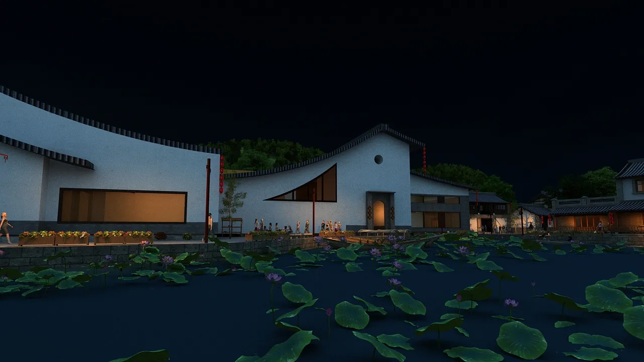 Ancient town 3D Model .c4d .max .obj .3ds .fbx .stl .blend 