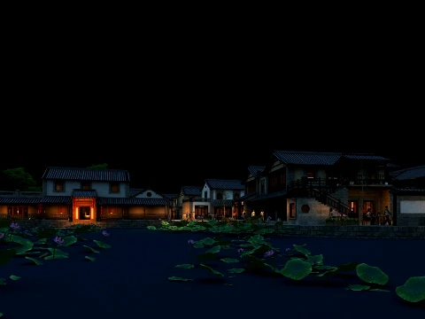 Ancient town 3D Model