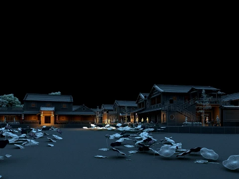 Ancient town 3D Model