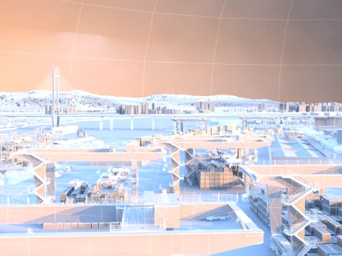 Harbor 3D Model