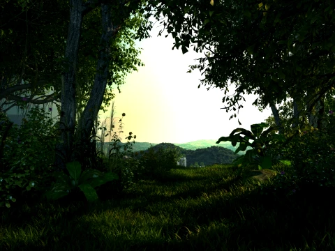 Small town 3D Model