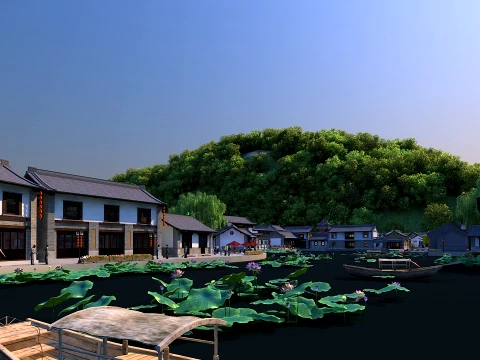 Oude stad 3D Model