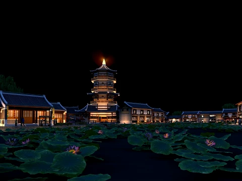 Ancient town 3D Model