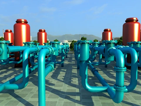 Surge station 3D Model