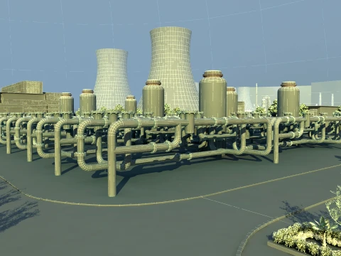Surge station 3D Model