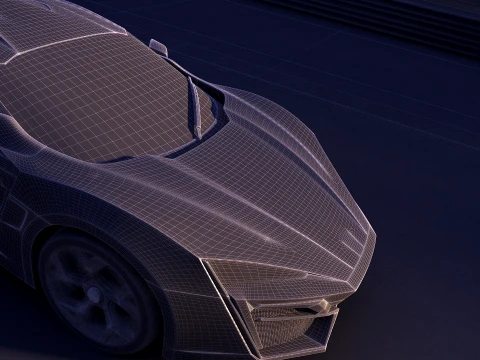 Sedan 3D Model