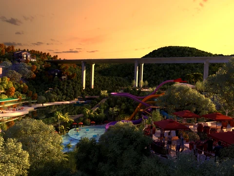Amusement park Model 3D