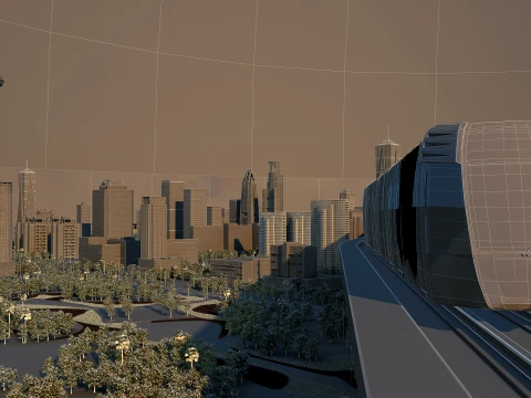Urban architecture 3D Model