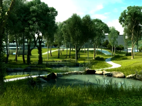 Park 3D Model