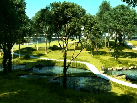 Park 3D Model