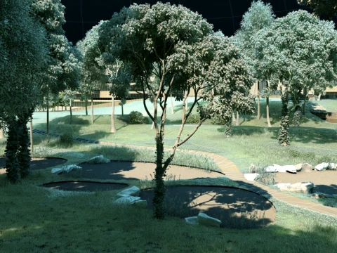 Park 3D Model
