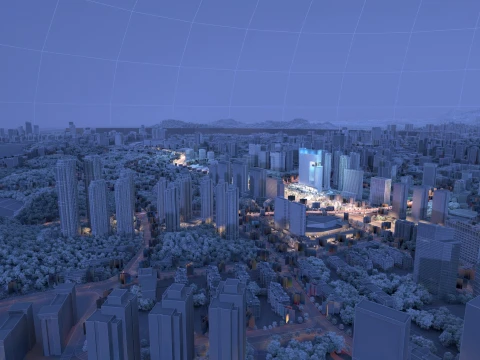 Urban architecture 3D Model