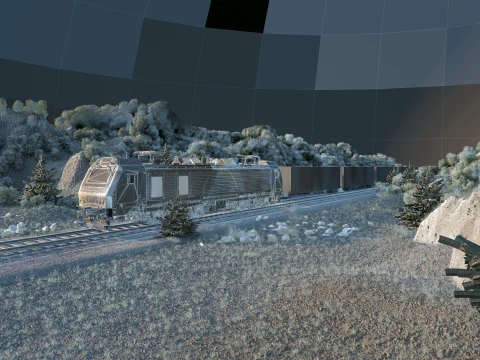 Train 3D Model
