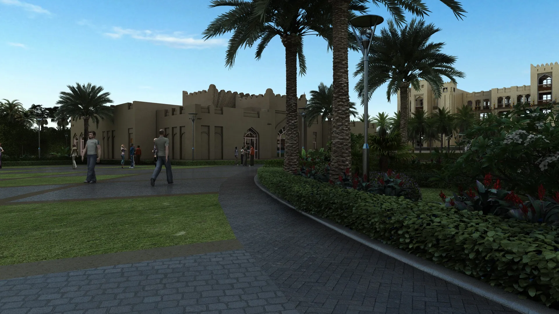 Doha 3D Model .c4d .max .obj .3ds .fbx .stl .blend