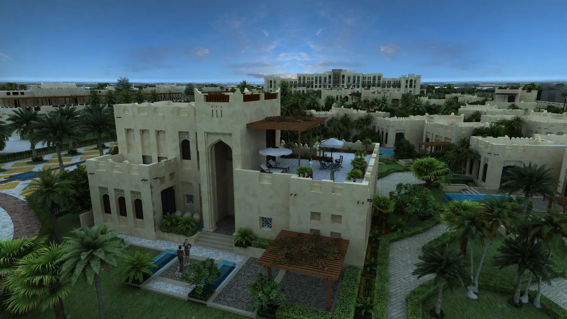 Doha 3D Model .c4d .max .obj .3ds .fbx .stl .blend