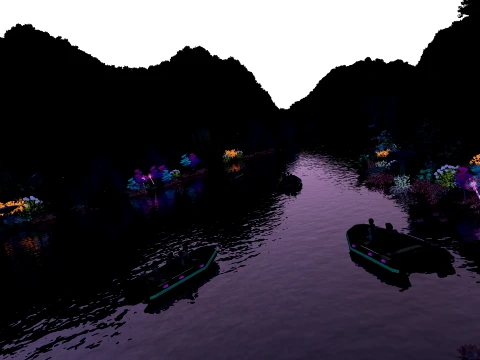 River valley 3D Model