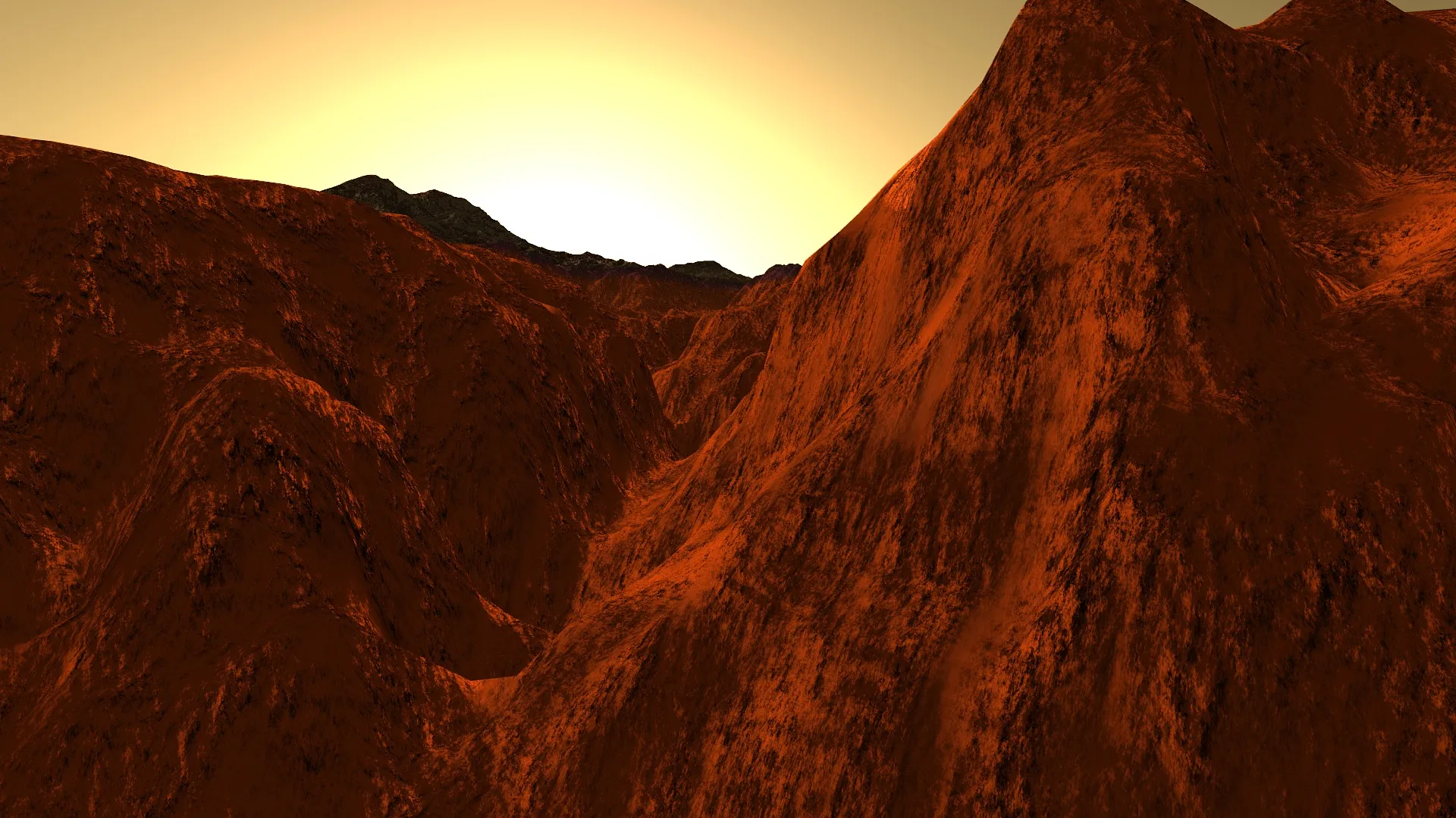 Mountain 3D Model .c4d .max .obj .3ds .fbx .stl .blend 