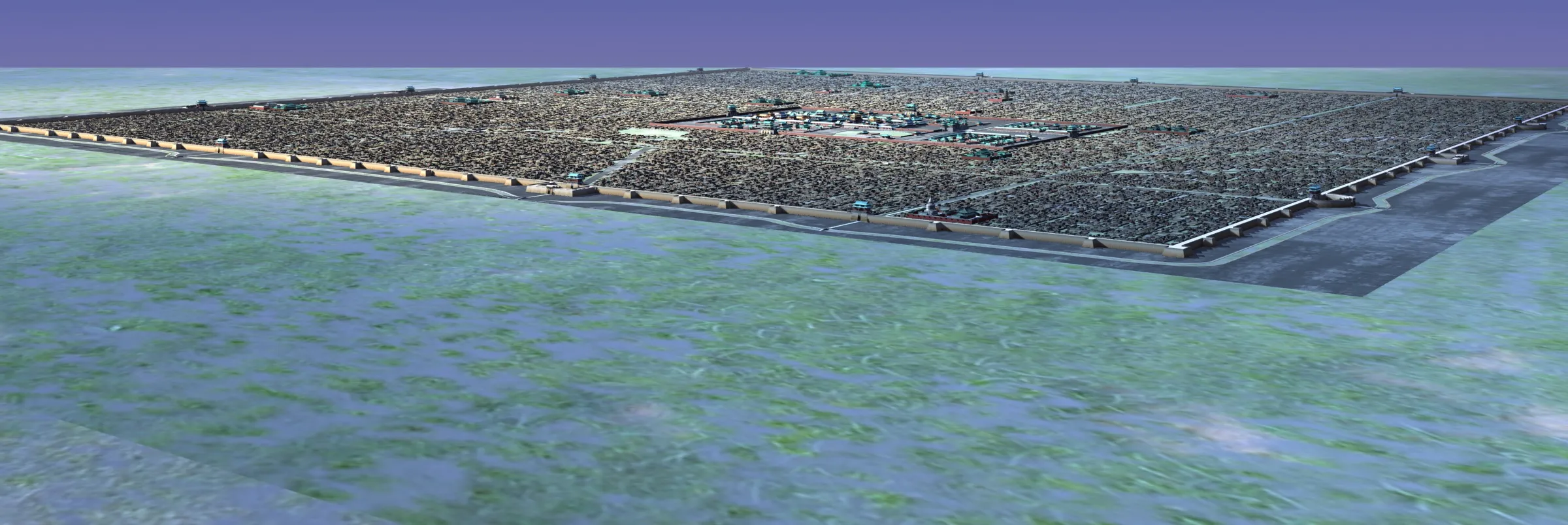 Ancient city 3D Model .c4d .max .obj .3ds .fbx .stl .blend 