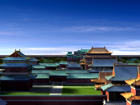 Ancient city 3D Modell