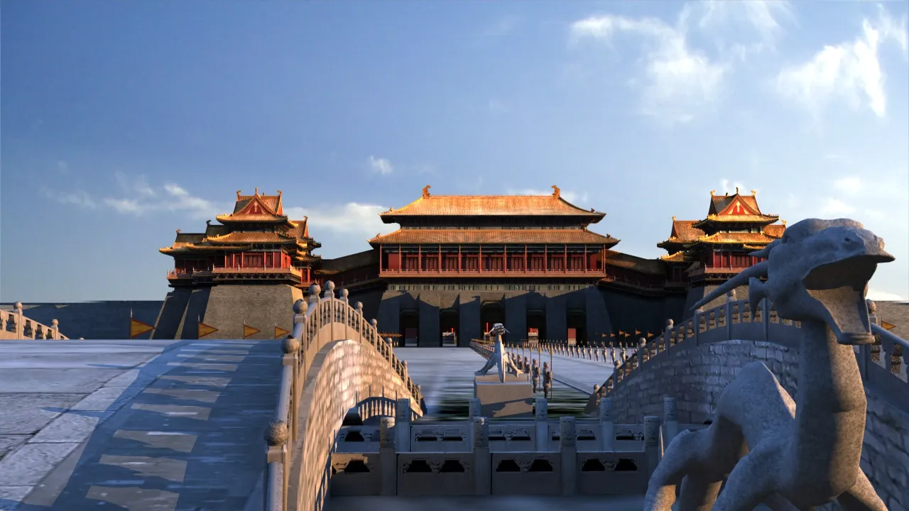 Ancient city 3D Model .c4d .max .obj .3ds .fbx .stl .blend 