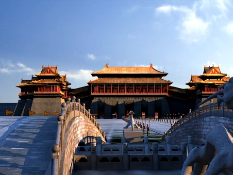 Ancient city 3D Model