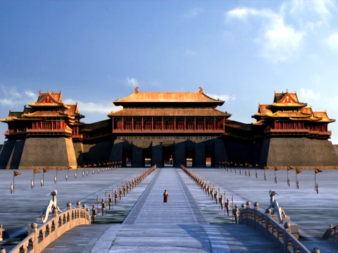 Ancient city 3D Model