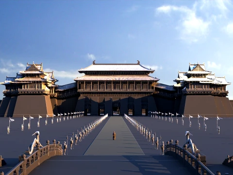 Ancient city 3D Model