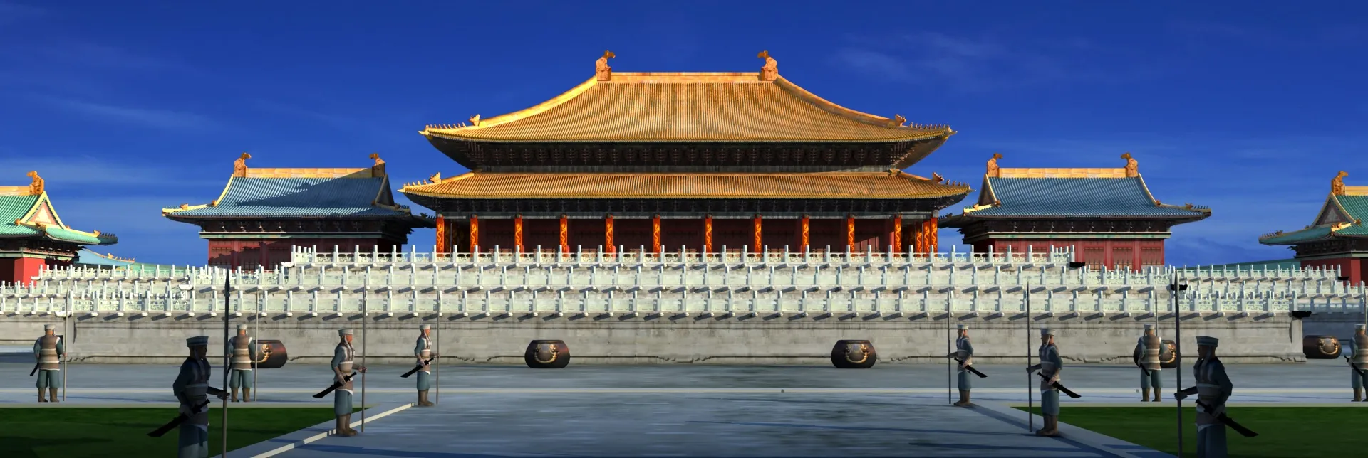 Ancient city 3D Model .c4d .max .obj .3ds .fbx .stl .blend 