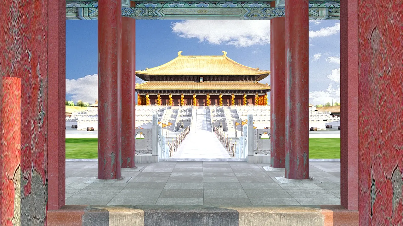 Ancient city 3D Model .c4d .max .obj .3ds .fbx .stl .blend 